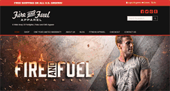 Desktop Screenshot of fireandfuelapparel.com
